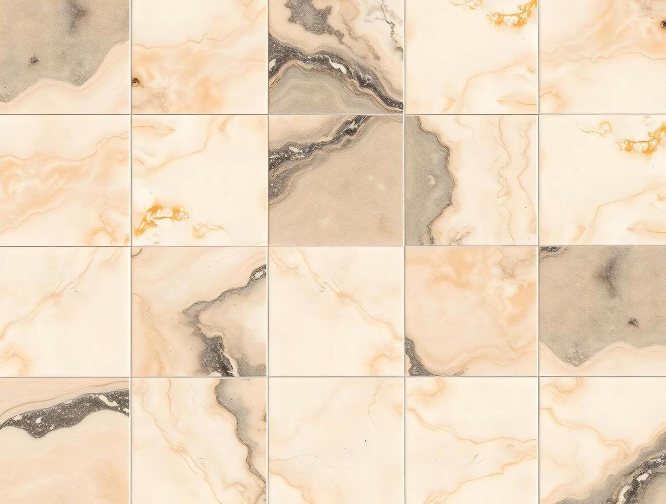 Elegant Travertine Tile Texture Seamless Pattern for Design Projects photo