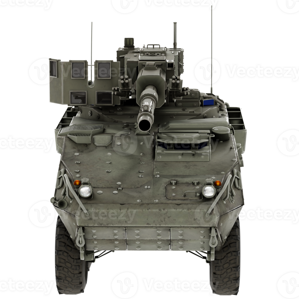 Military tank armored vehicle war cannon with transparent background png