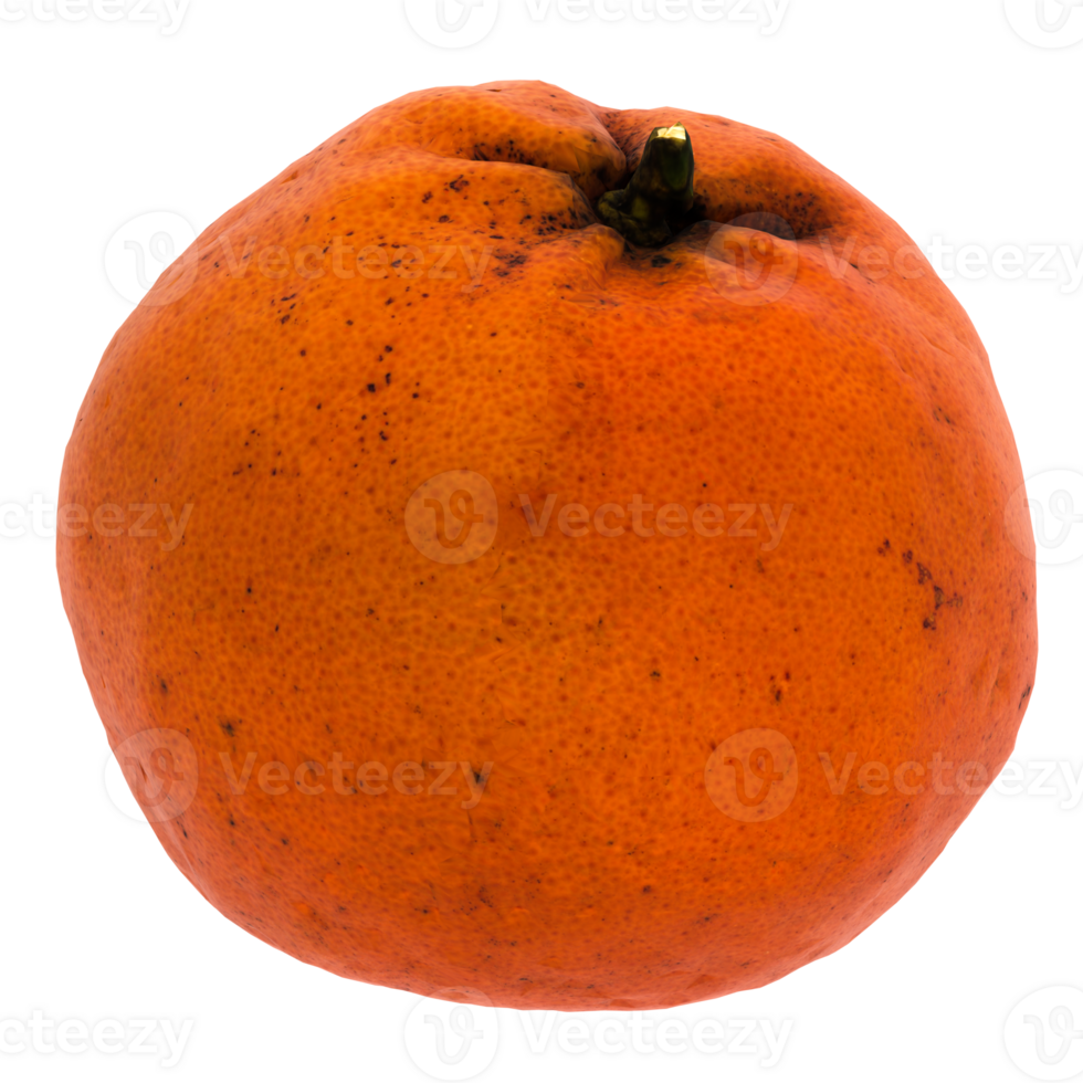 3d render orange fruit citrus healthy fresh food with transparent background png