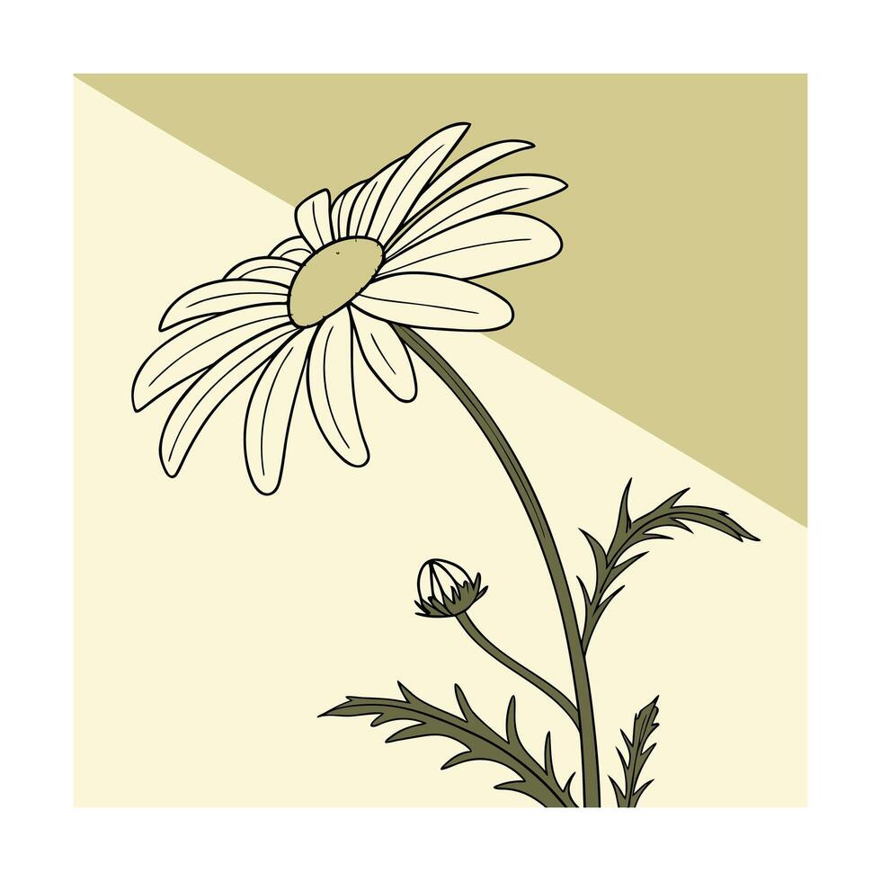 marigolds with a cemetery chapel cross flower vector