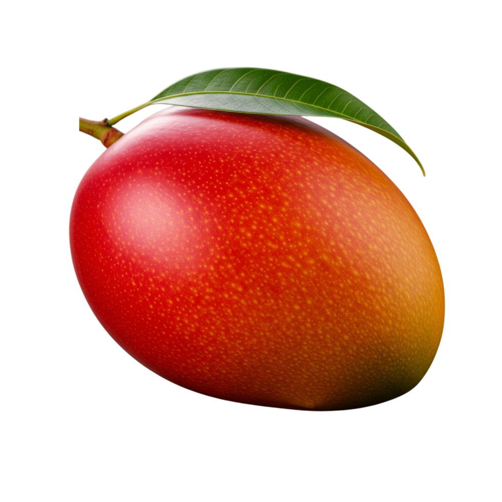 A red and yellow gradient mango transparent background png