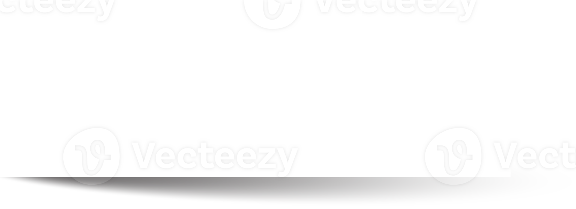 White paper square and shadow png