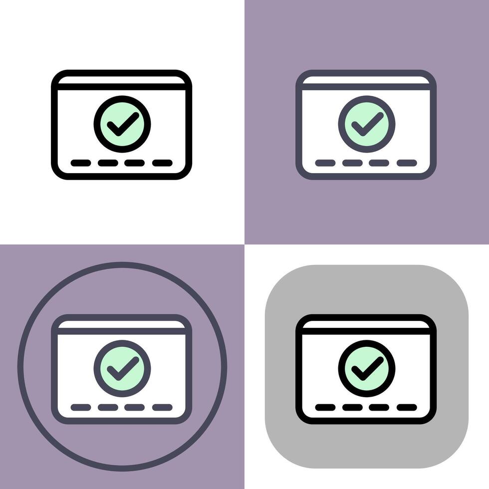 Collection of checkmark icons vector