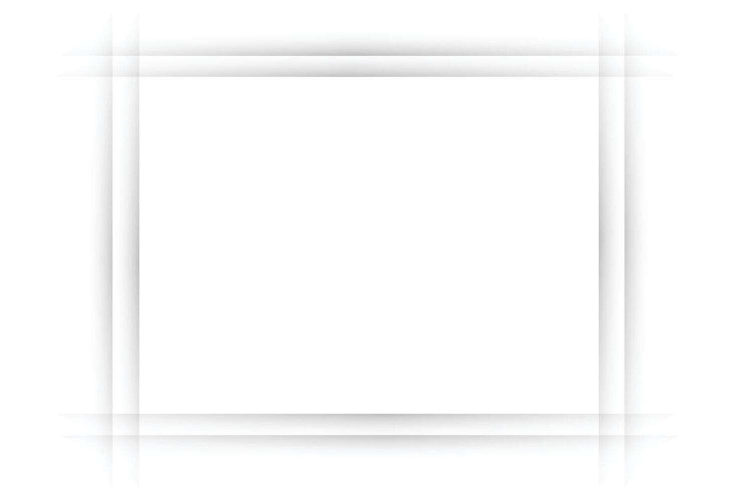Luxury white background texture dark grey gradient frame border shape design for elegant decoration template greeting card celebration wedding invitation minimal backdrop vector