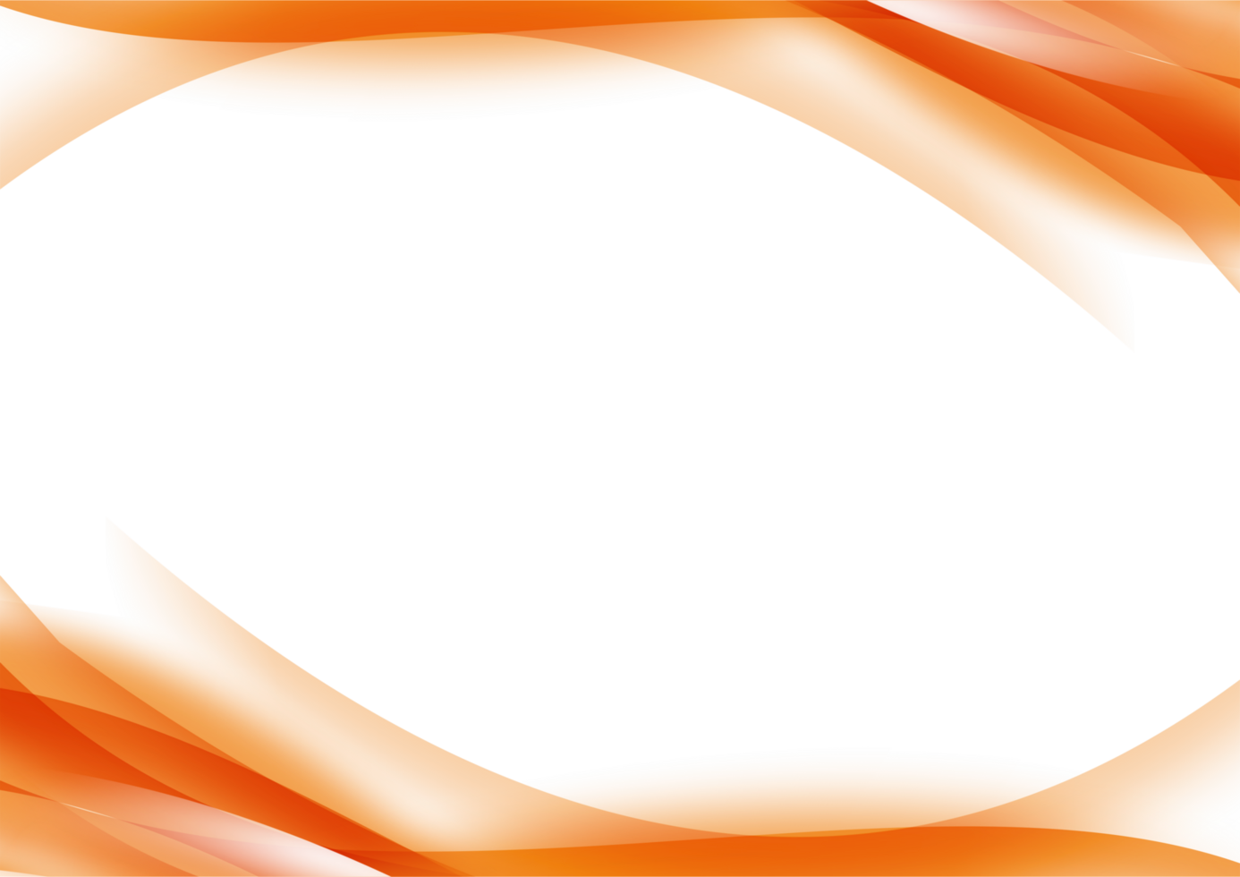 FRAME BORDER MINIMALIST YELLOW ORANGE WAVE ABSTRACT BACKGROUND png