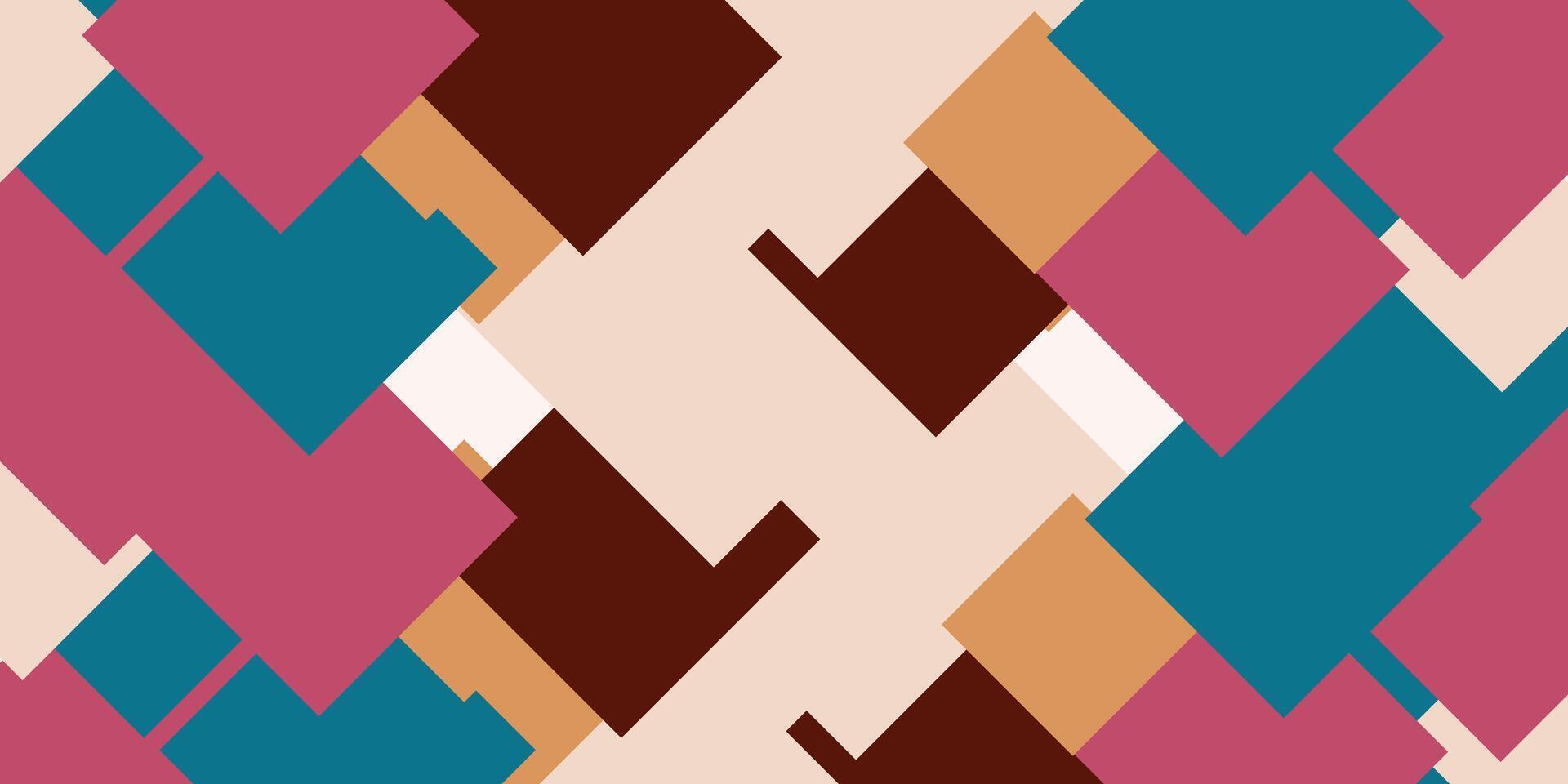 Abstract background with geometric diagonal pattern in pastel colors. vector