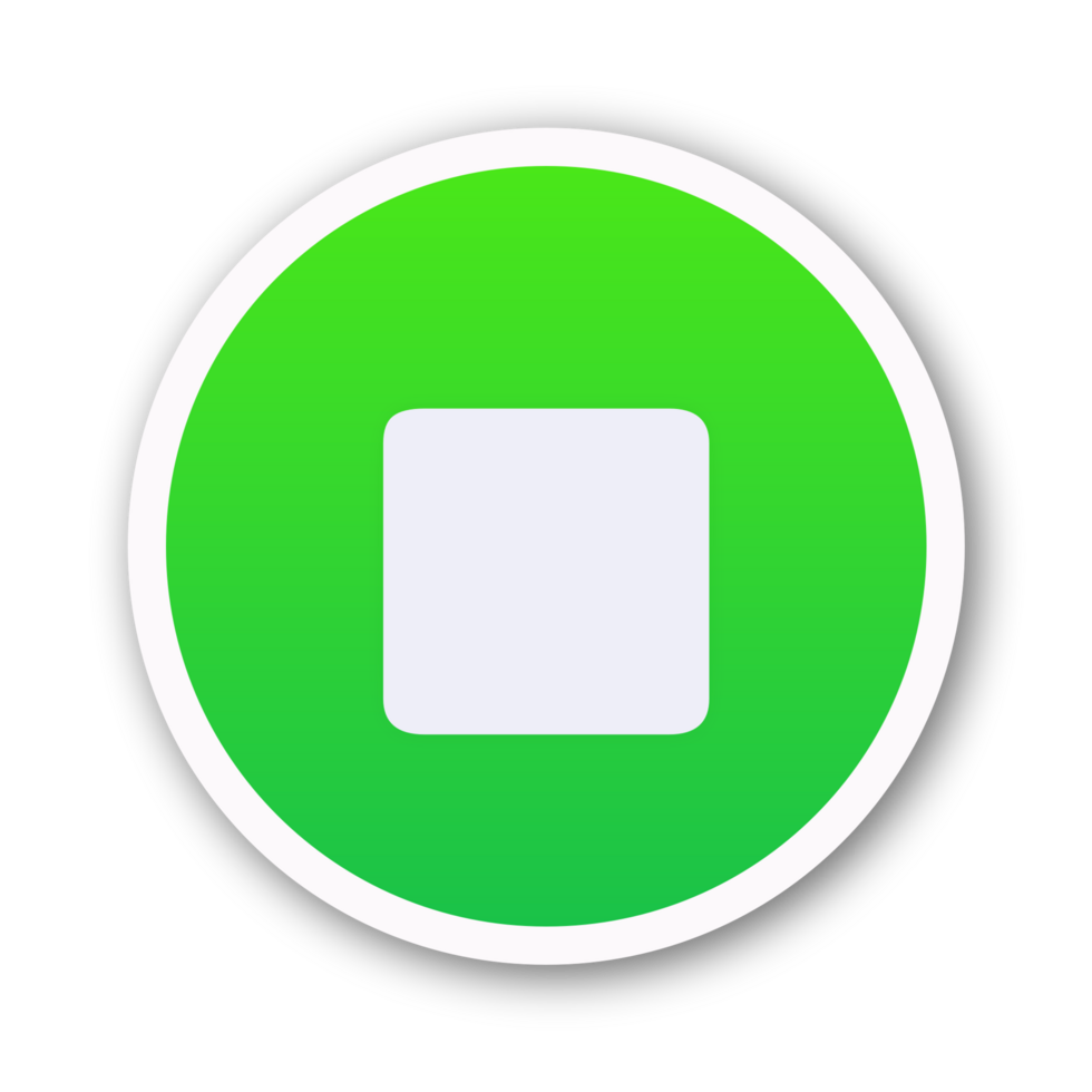 An app icon with a square in the middle png