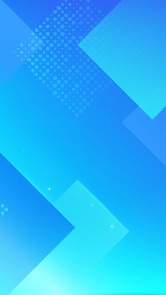 Blue abstract geometric background vector