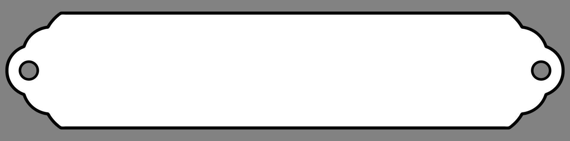 Vintage frame with holes, white space for text insertion. vector