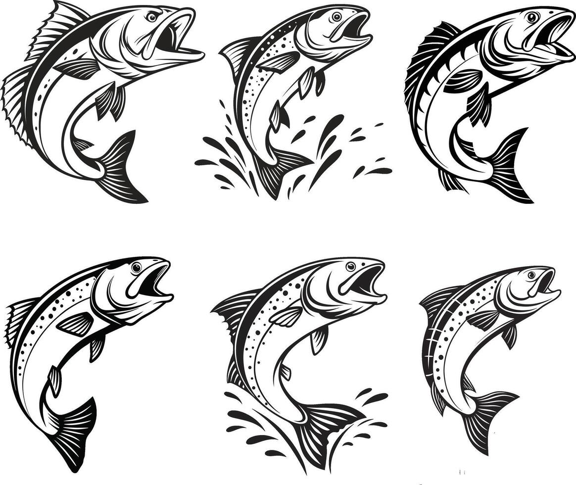 Fish Silhouette Design vector