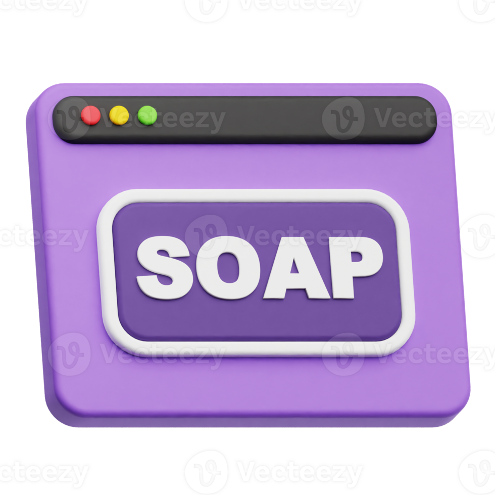 soap website 3d icon png