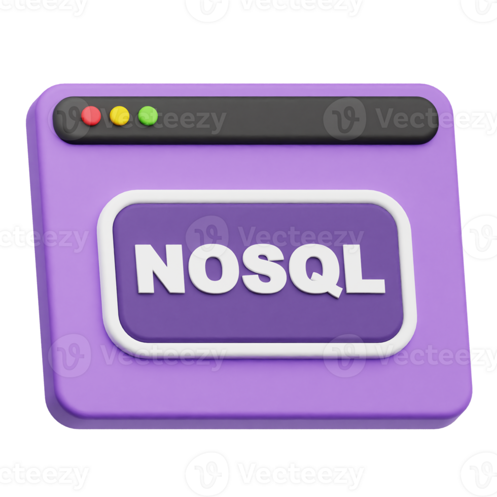 nosql website 3d icon png