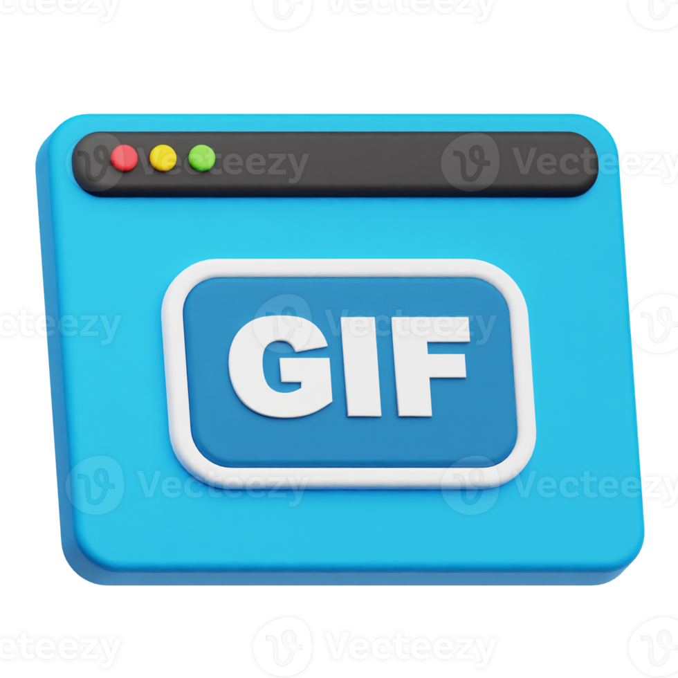 gif website 3d icon png