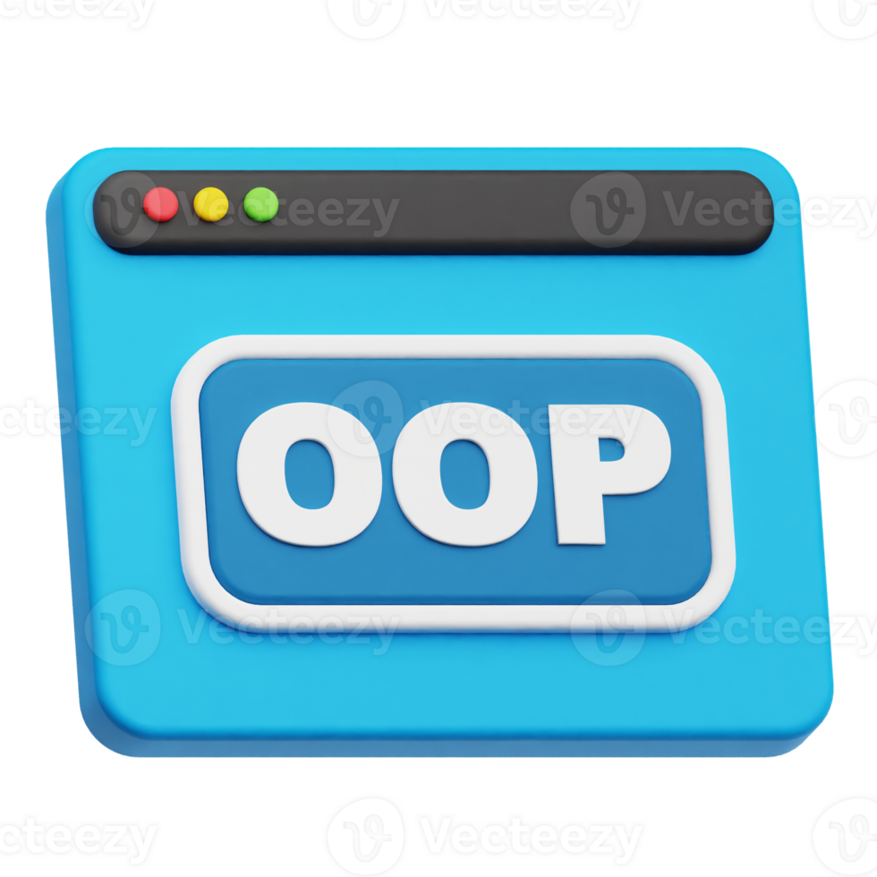 oop website 3d icon png