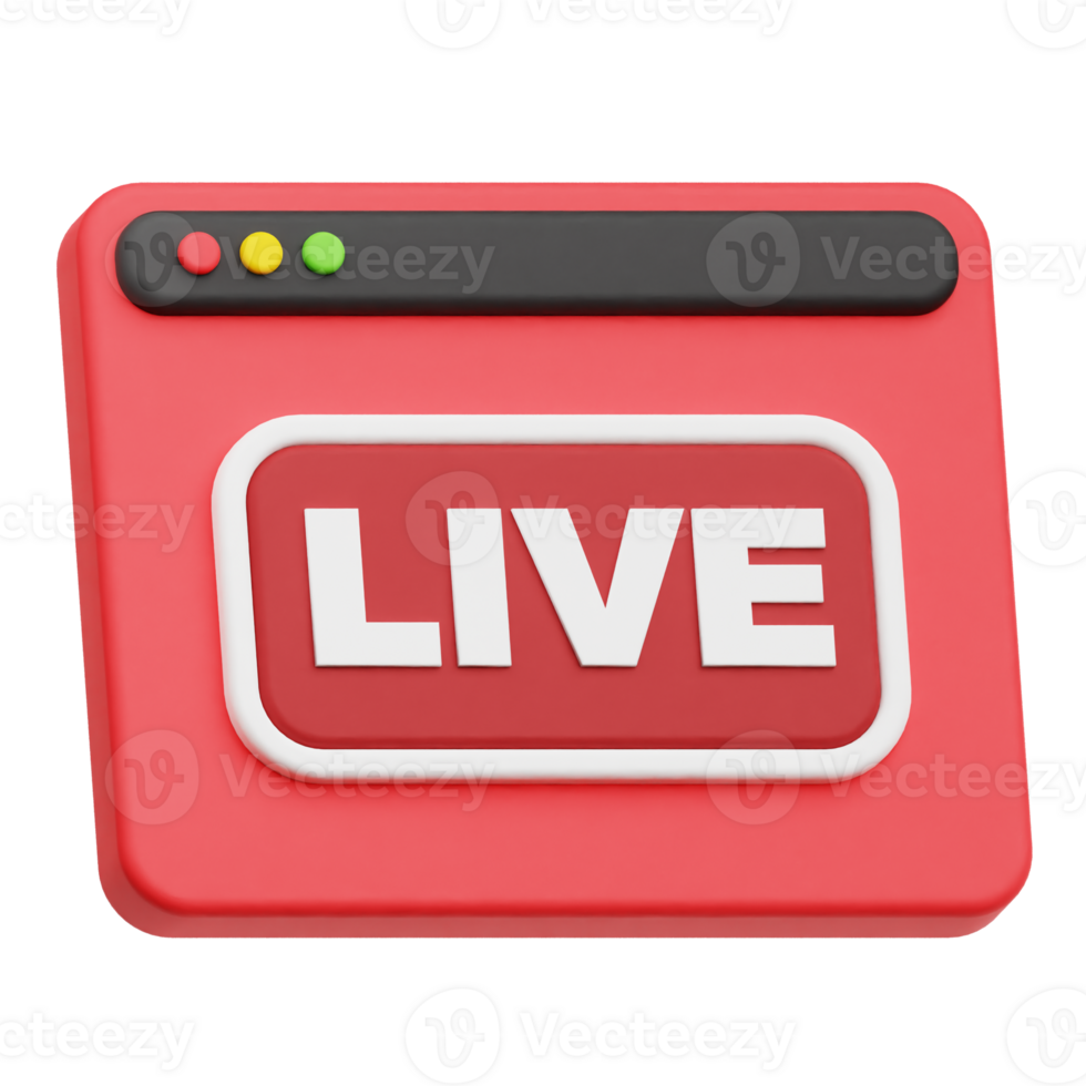 live website 3d icon png