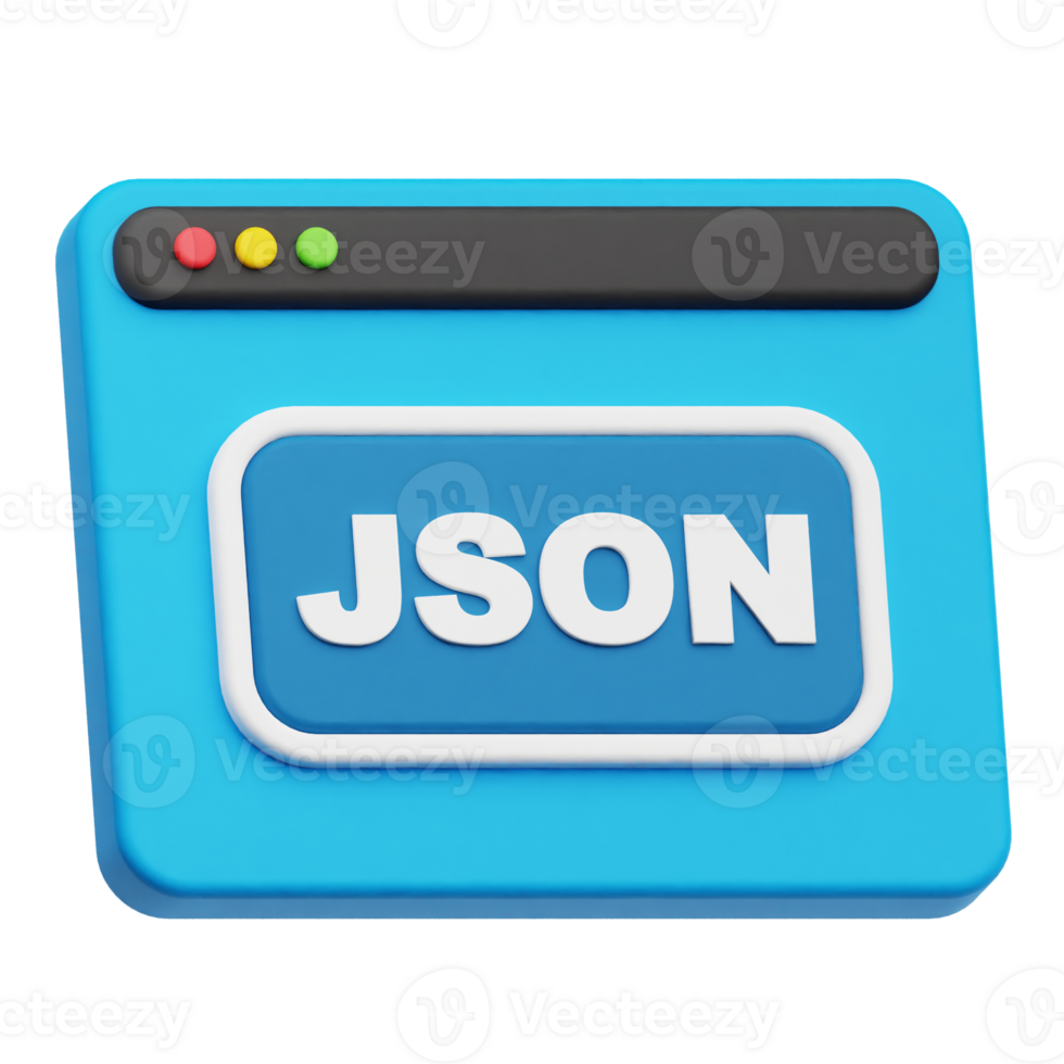 json website 3d icon png