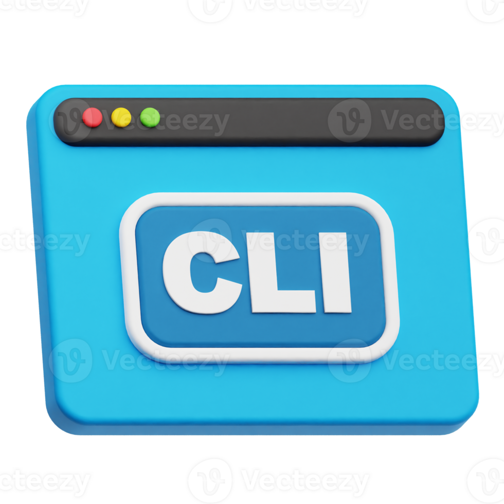 cli website 3d icon png