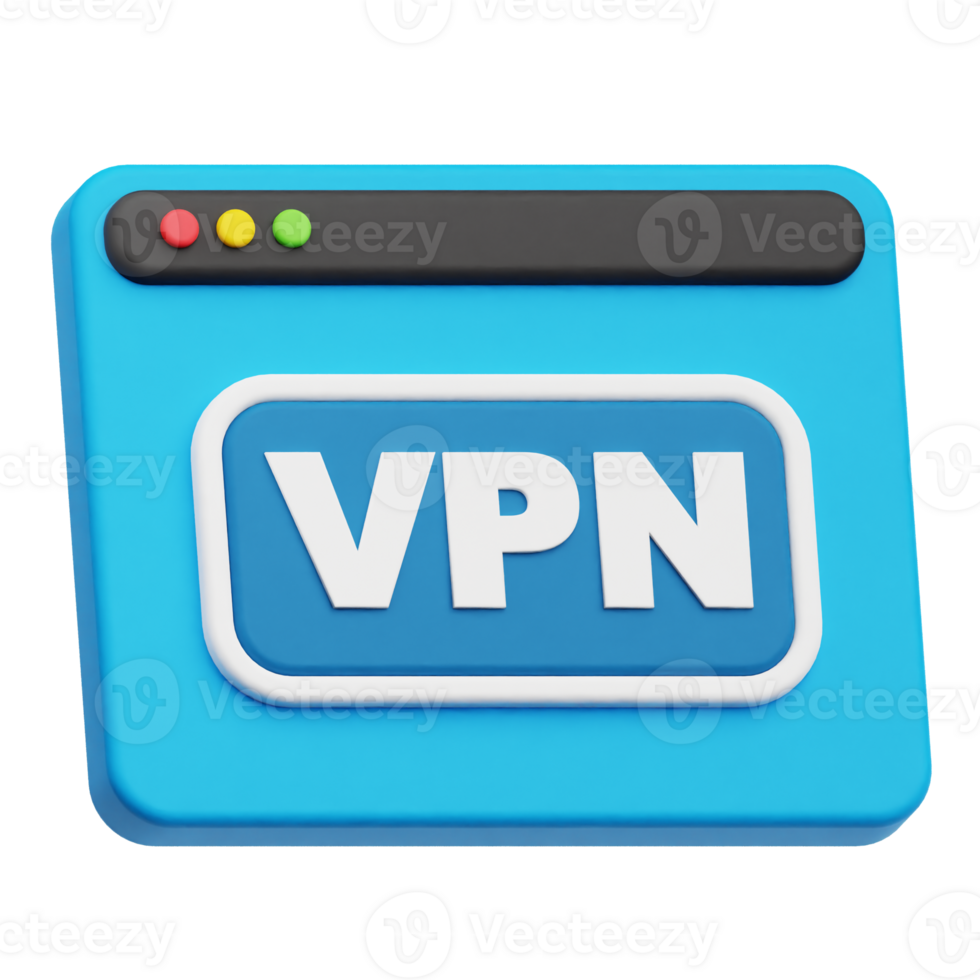 vpn website 3d icon png