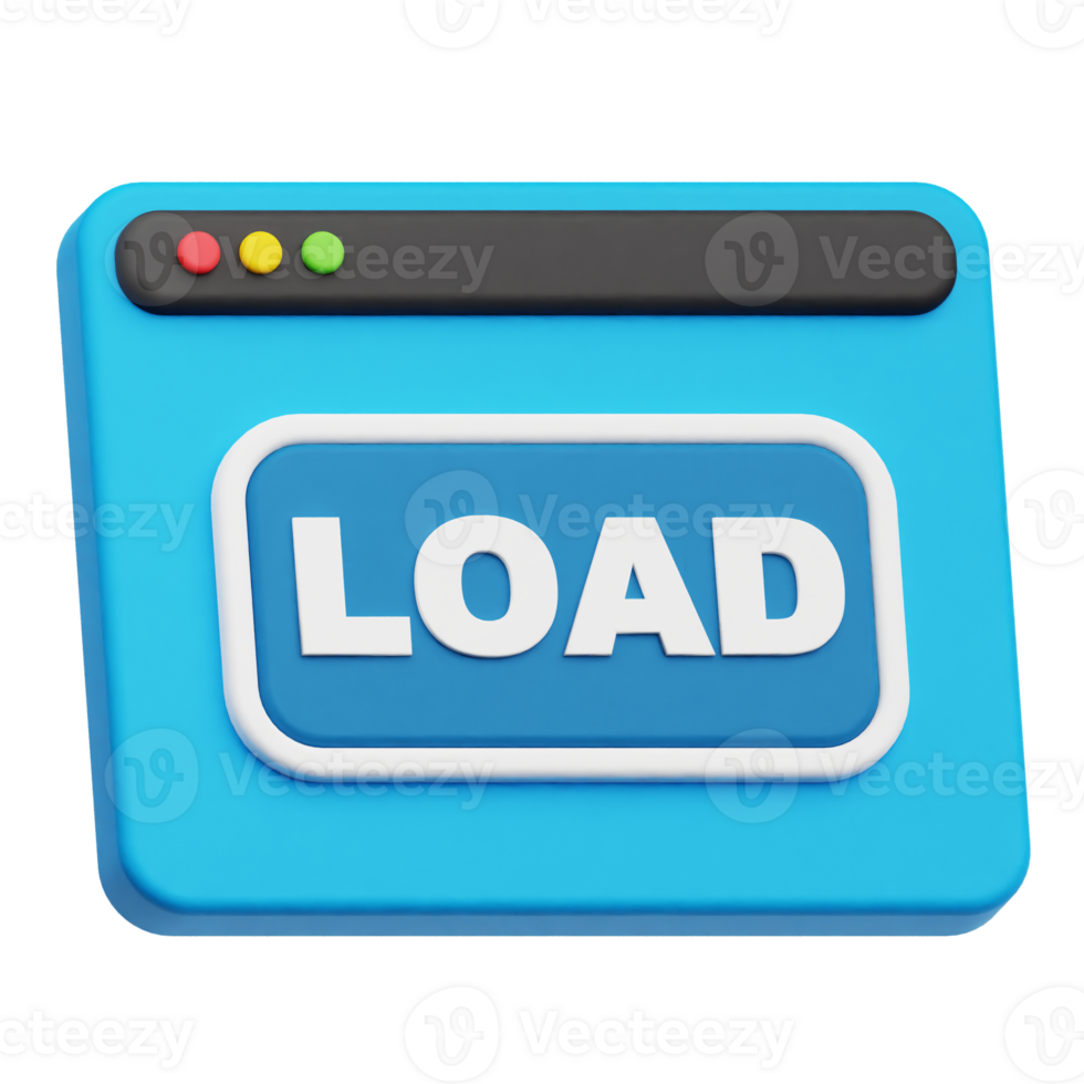 load website 3d icon png