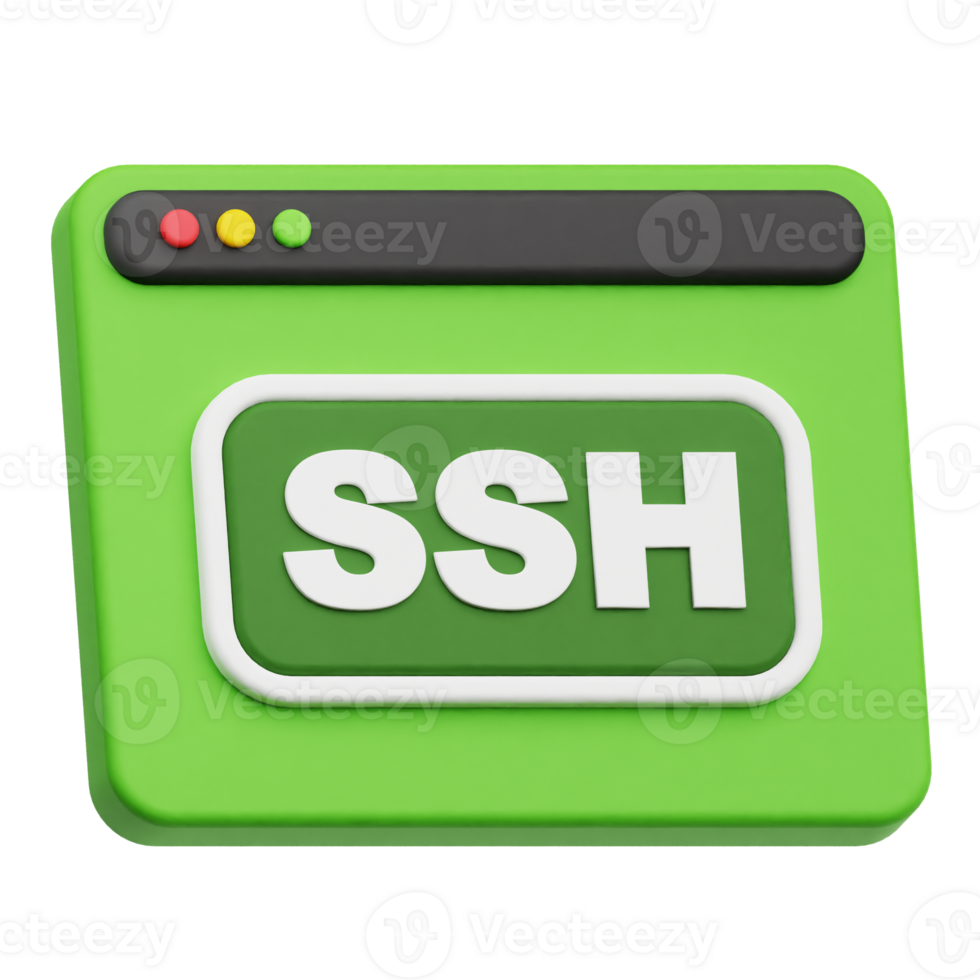 ssh website 3d icon png