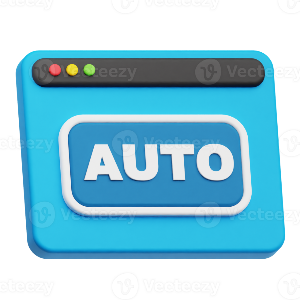 auto website 3d icon png