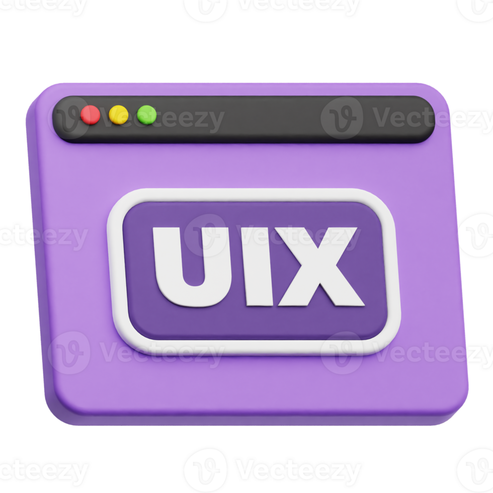 uix website 3d icon png