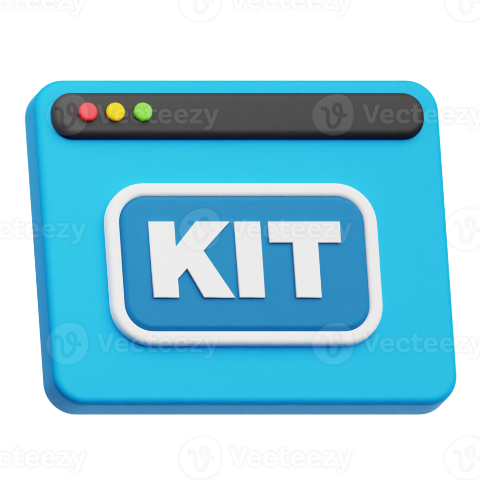 kit website 3d icon png