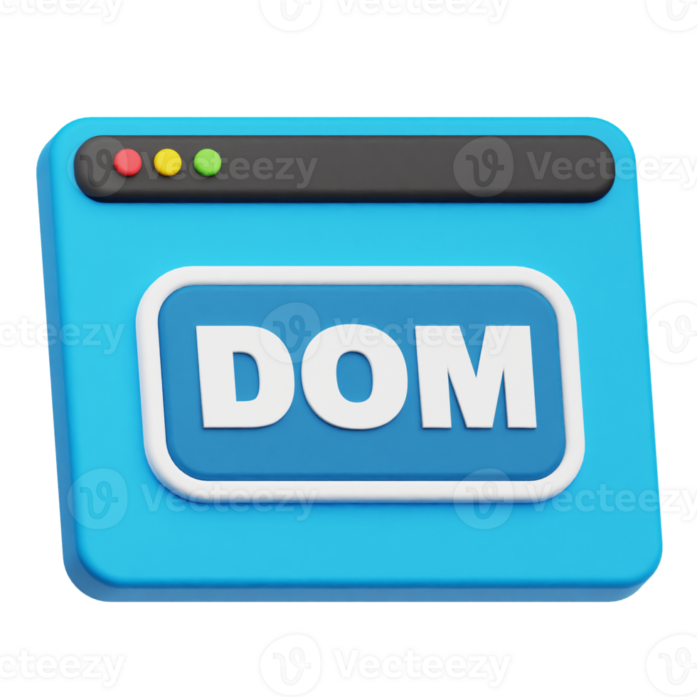 dom website 3d icon png