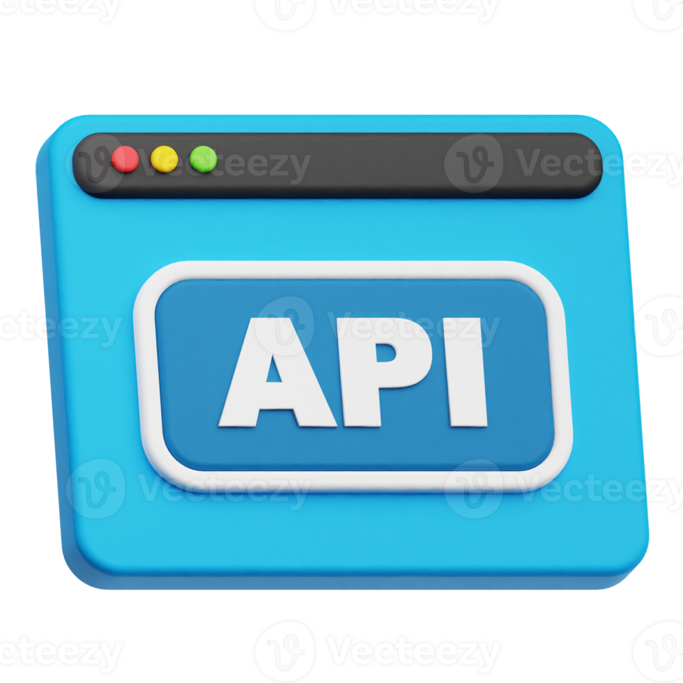 api website 3d icon png