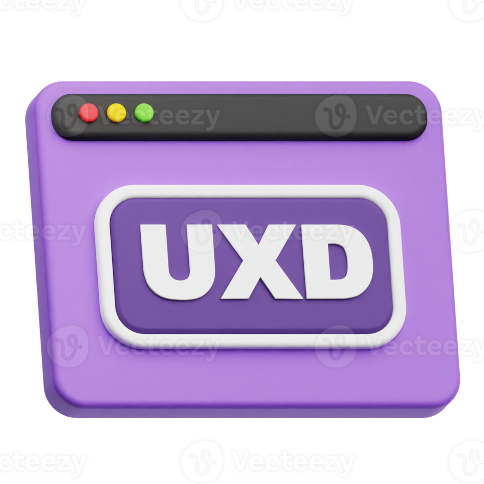 uxd website 3d icon png