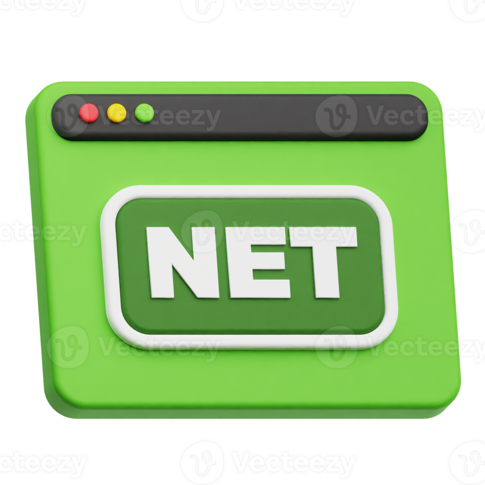 net website 3d icon png