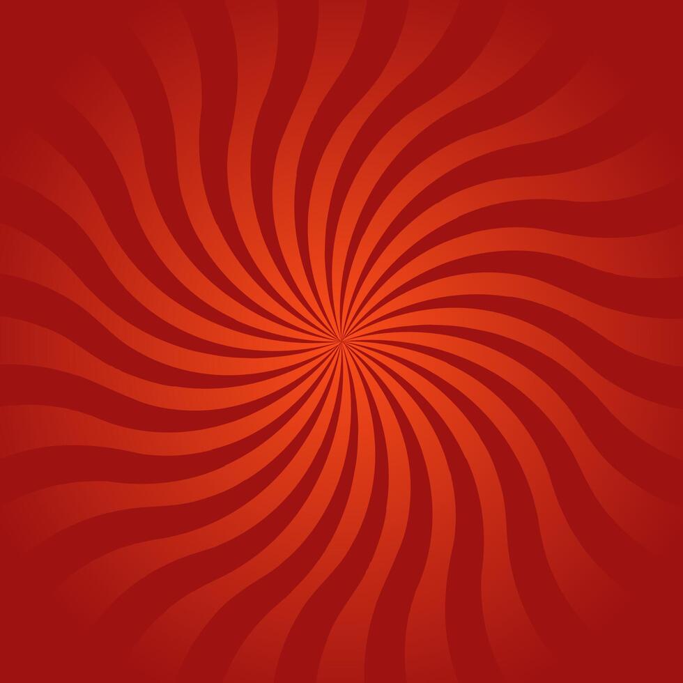 red color creative wave sunbrust rays line pattern background vector