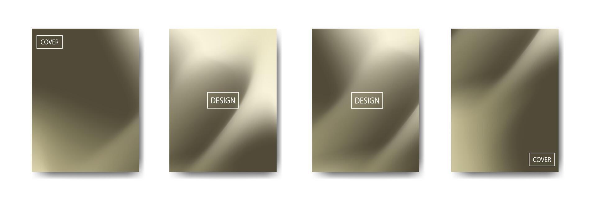Cover design templates with elegant textures vector