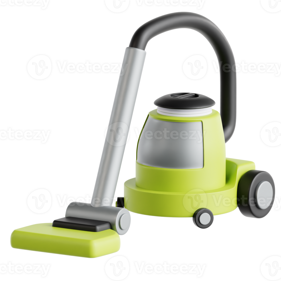 Vacuum Cleaner Electric 3D Illustration png