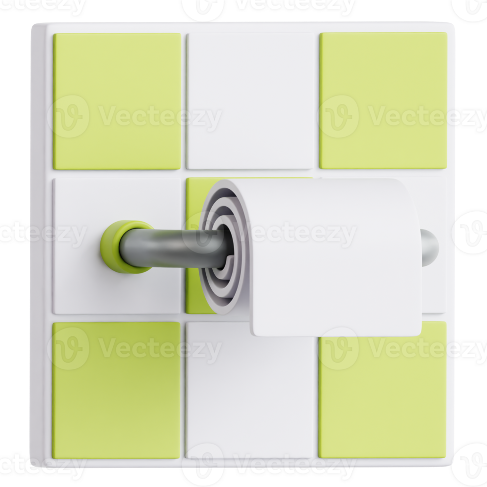 Paper Towel 3D Illustration png
