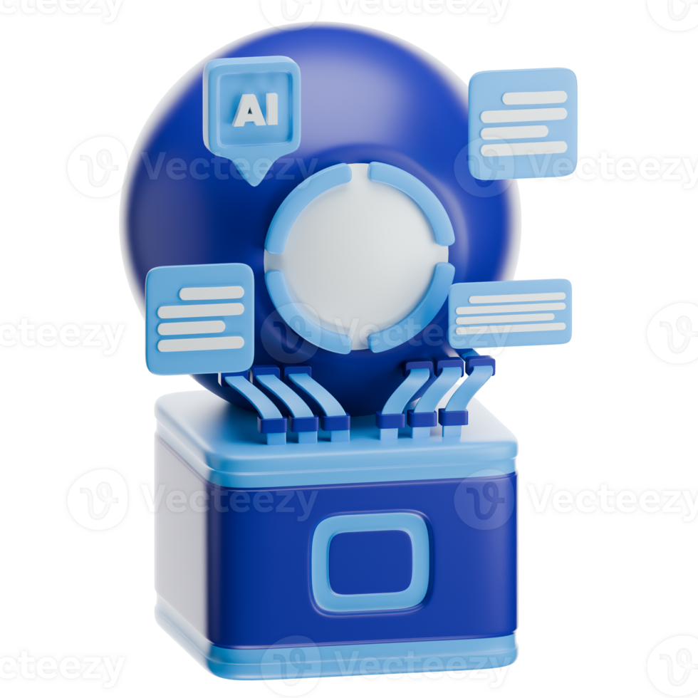 Eye Generator 3D Illustration png