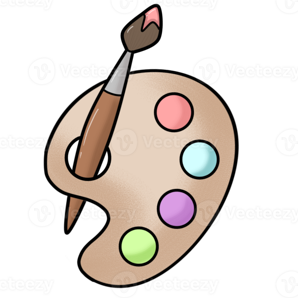 Painting Tools Illustrations png