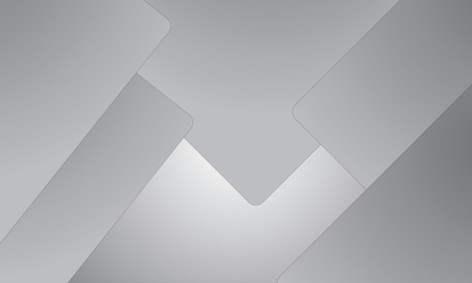 Abstract geometric mountain peaks in shades of gray vector