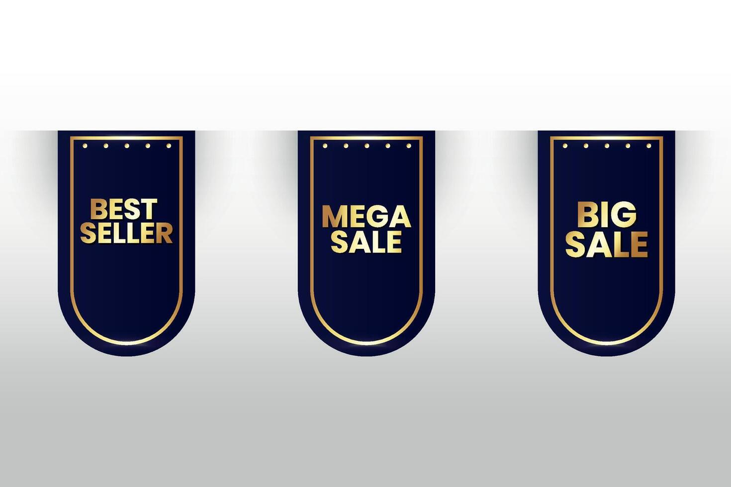 Sale banner set template design vector