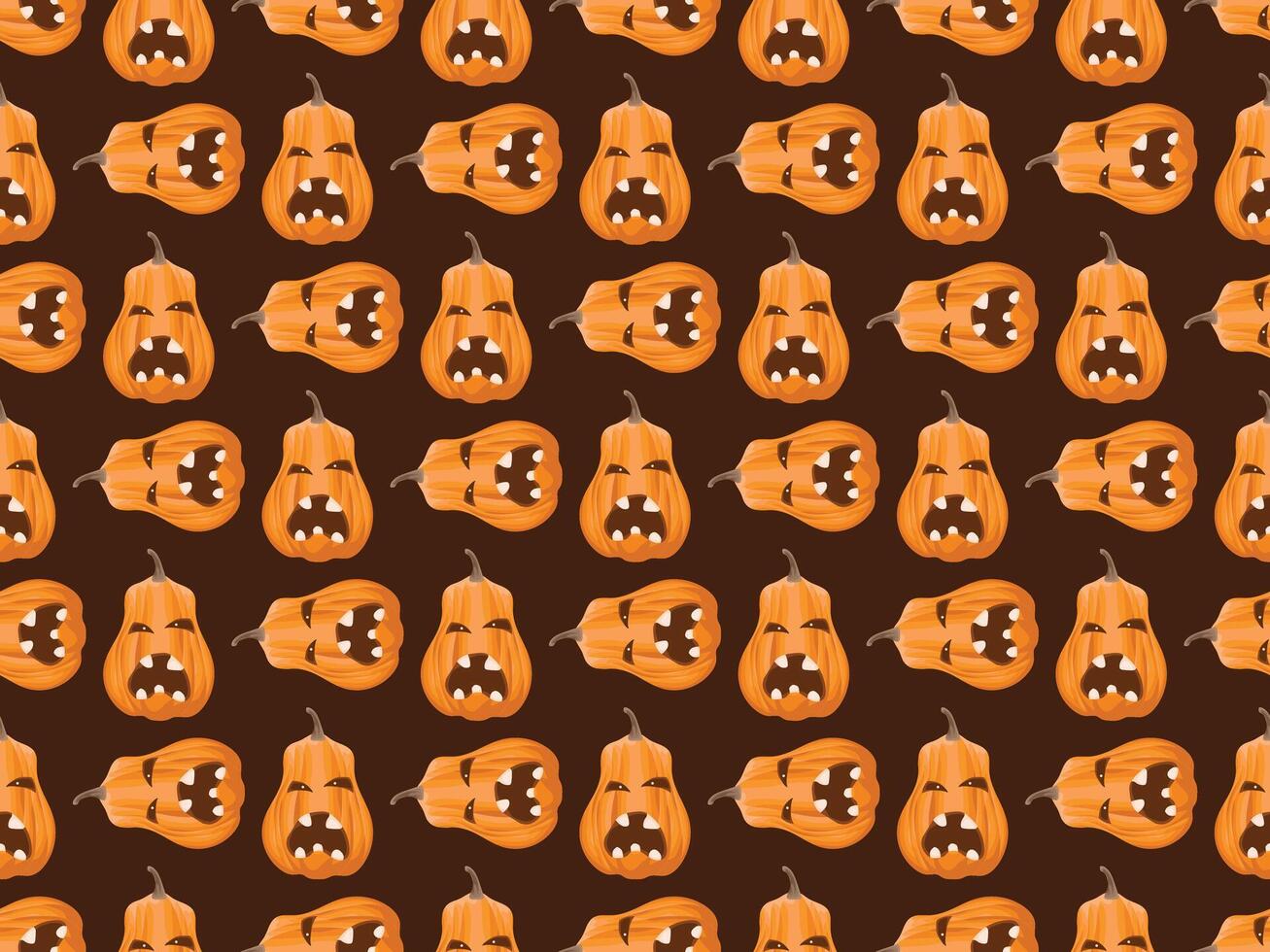 halloween pumpkin pattern nature vector