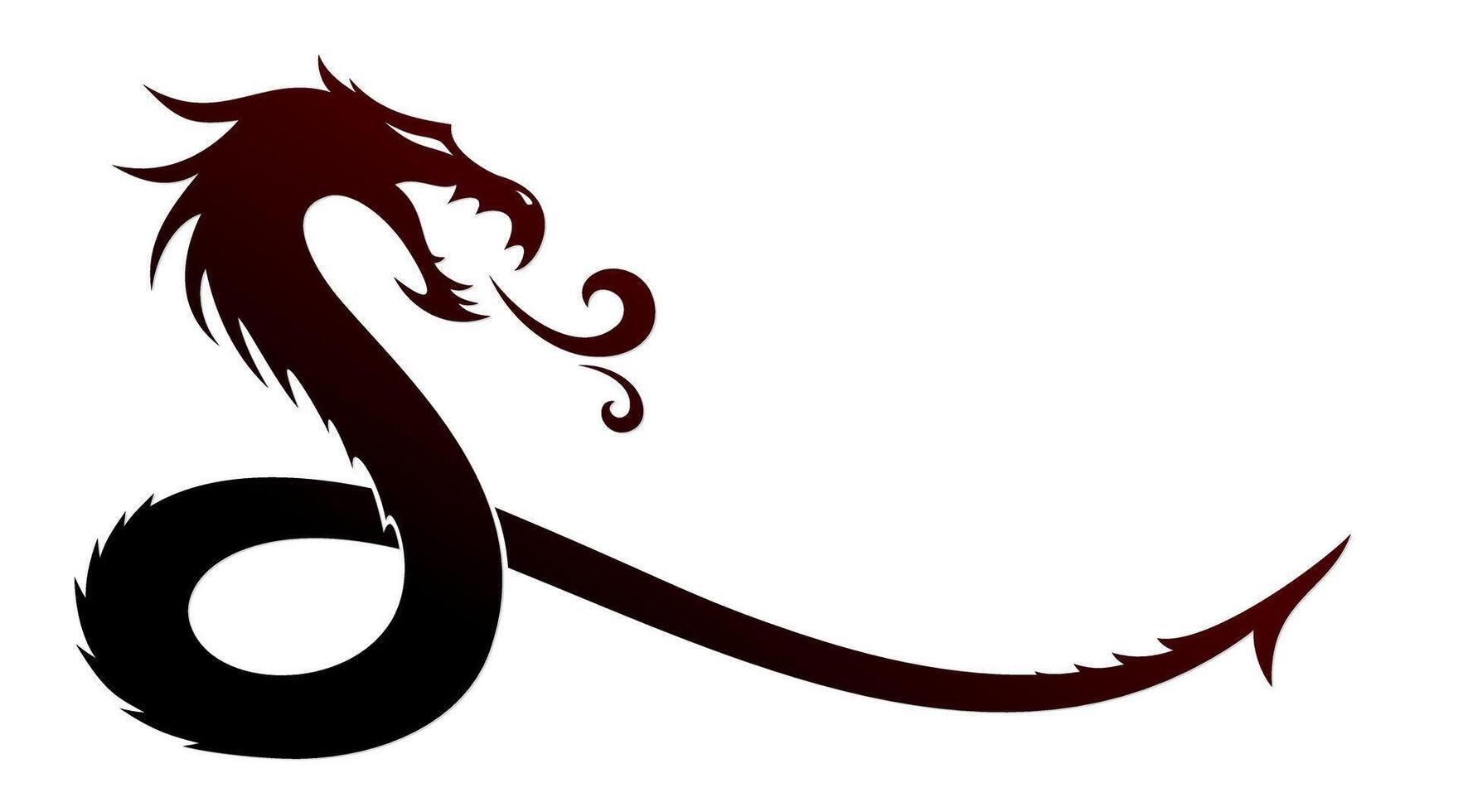 A Logo of Dragon. vector