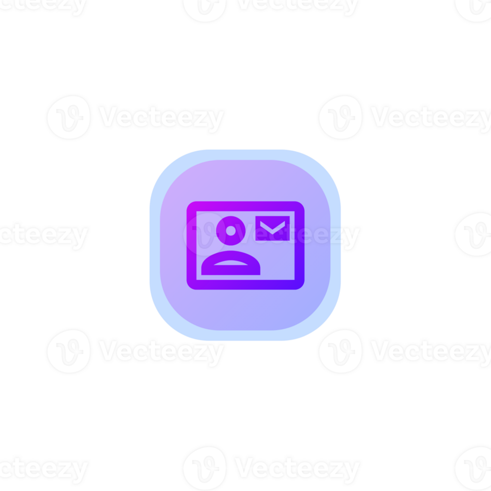 design contact outlined minimalist png