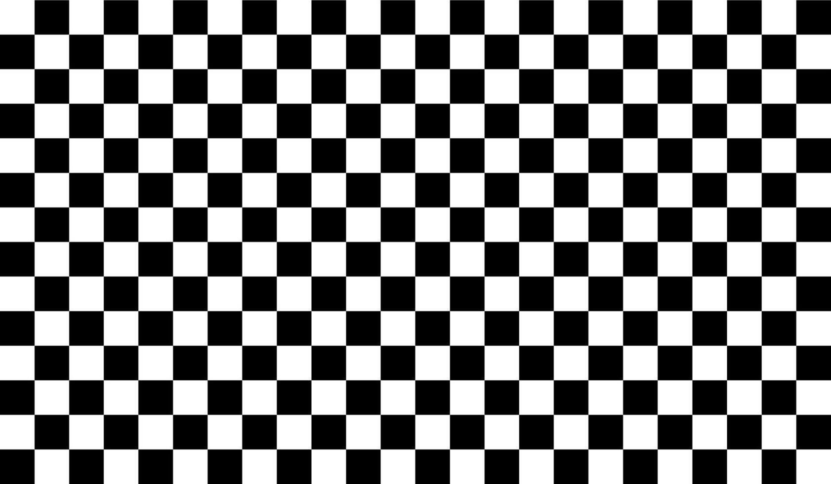 Black and white checker pattern, race flag checkered chessboard, grid, mesh seamless texture background. Grid geometric square shape retro mosaic psychedelic pattern. vector