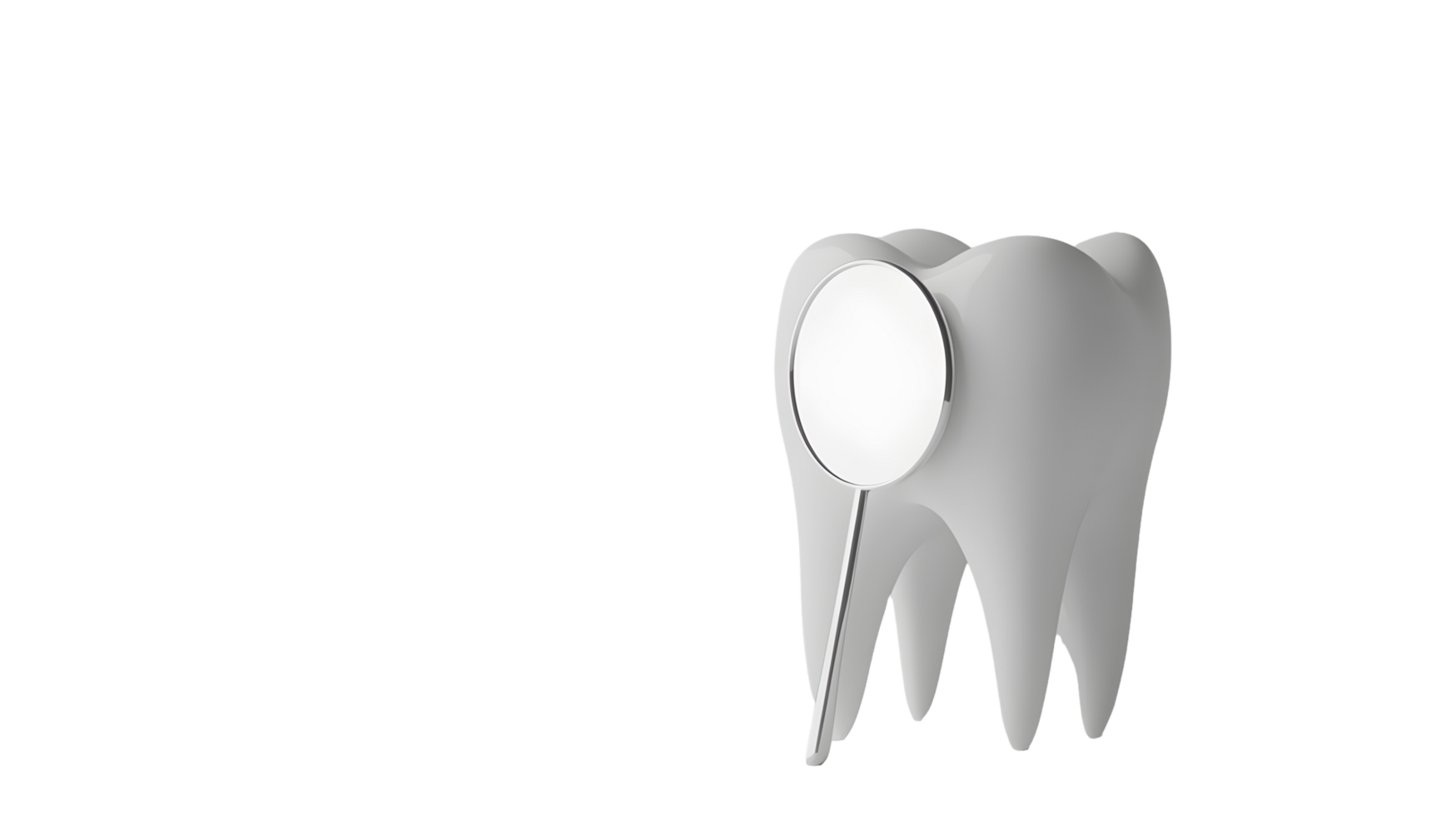 3D illustration of a tooth for dental purposes. png