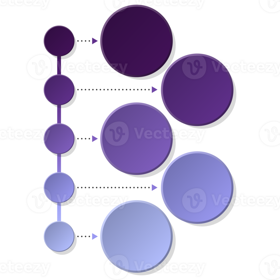 Infographic 5 steps, process or options. Business icons. png
