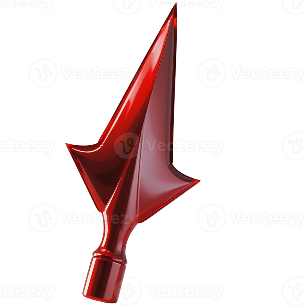 Red and white arrows png