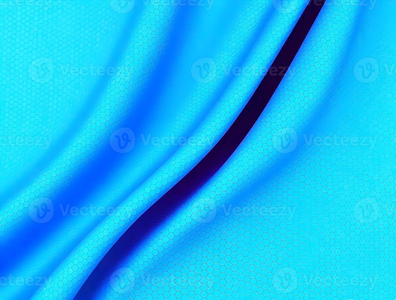 Vibrant Blue Hexagon Pattern Abstract Texture Background photo