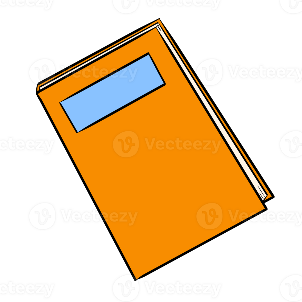 a book school education icons set, cartoon style, isolated on transparent background png