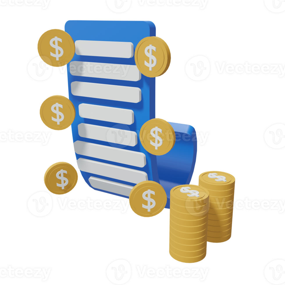 3D ICON BILLS png