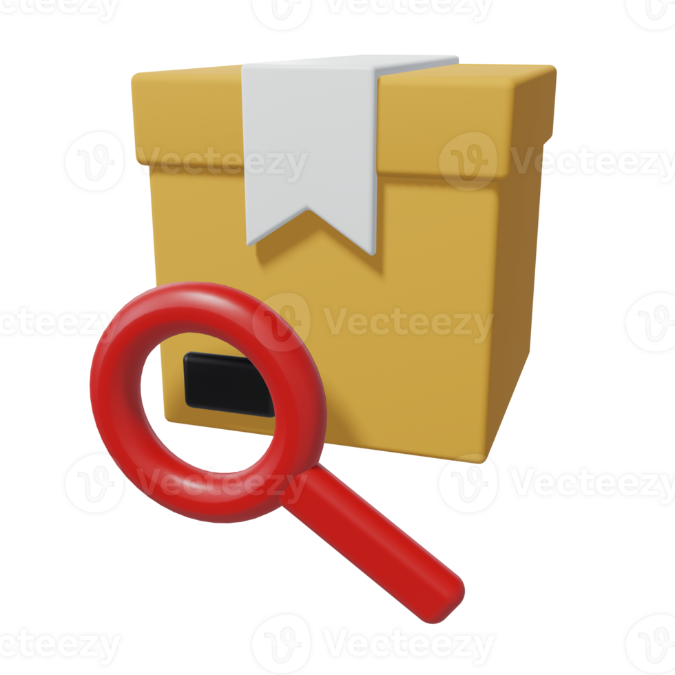 3D ICON PACKAGE CHECK png